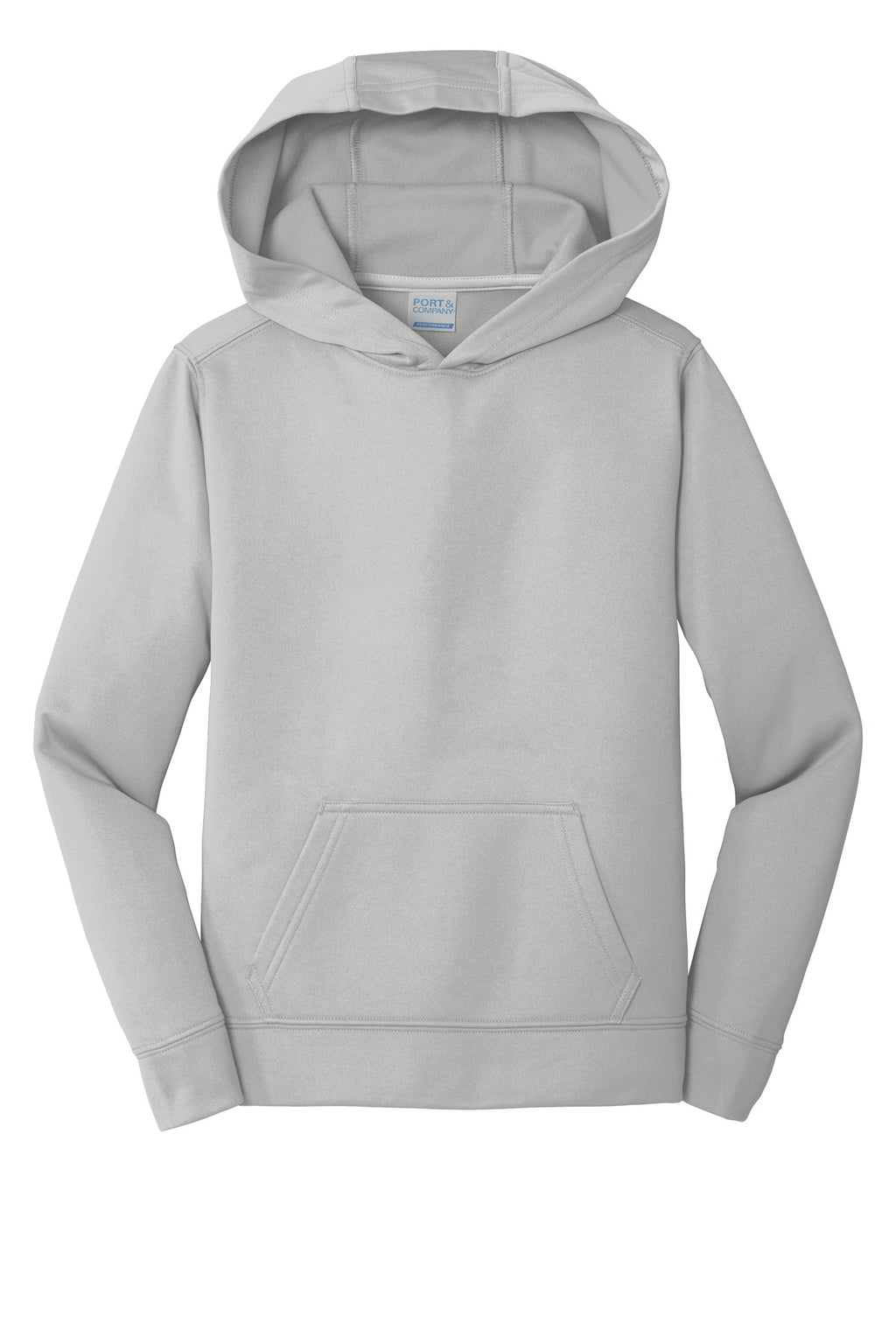 Port & Co Youth Performance Fleece Pullover Hooded Sweatshirt. PC590YH