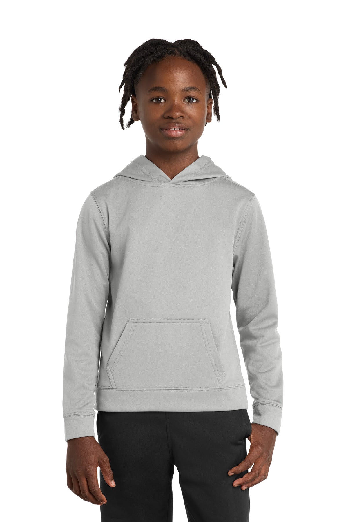 Port & Co Youth Performance Fleece Pullover Hooded Sweatshirt. PC590YH