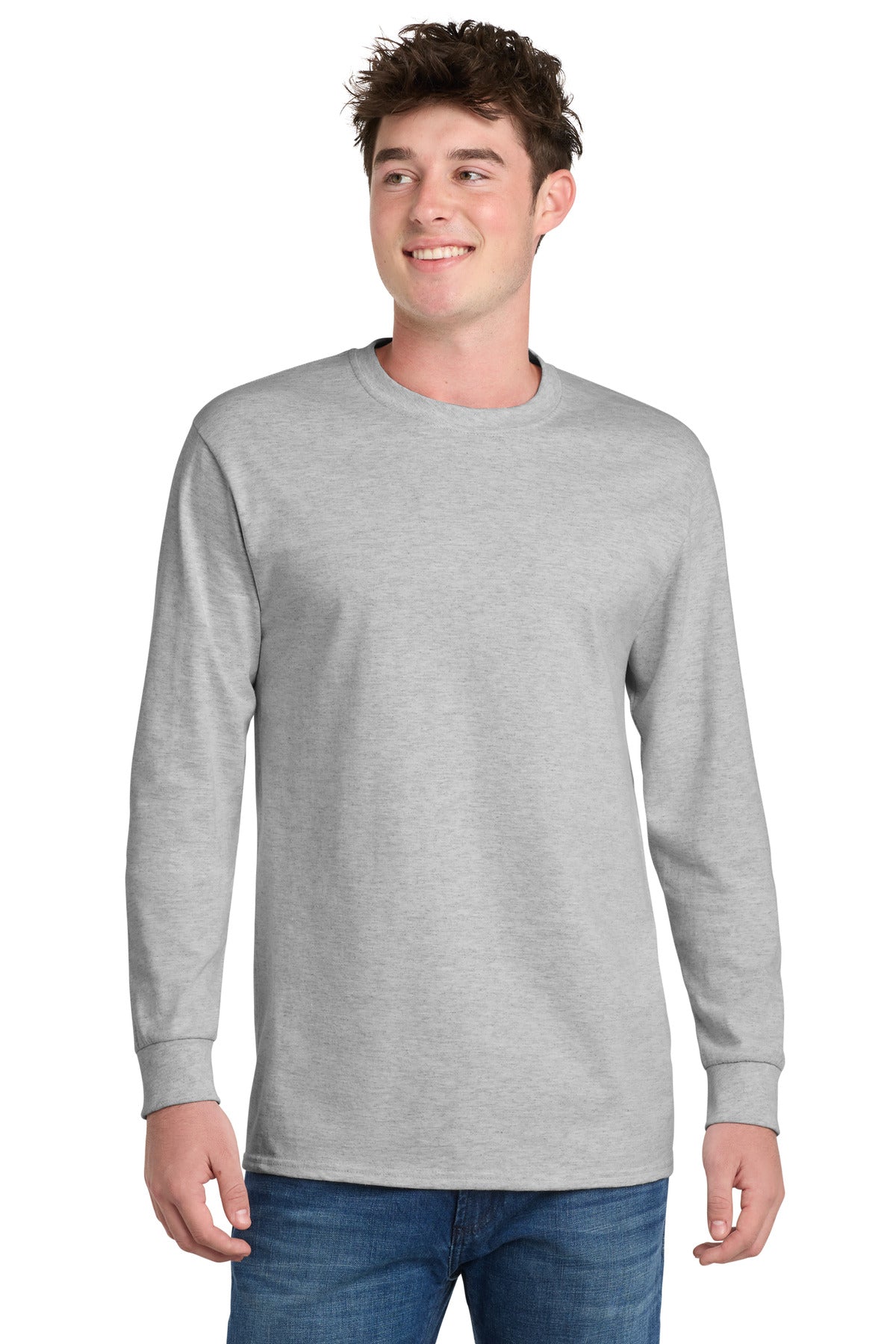 Port & Co Tall Long Sleeve Essential Tee. PC61LST