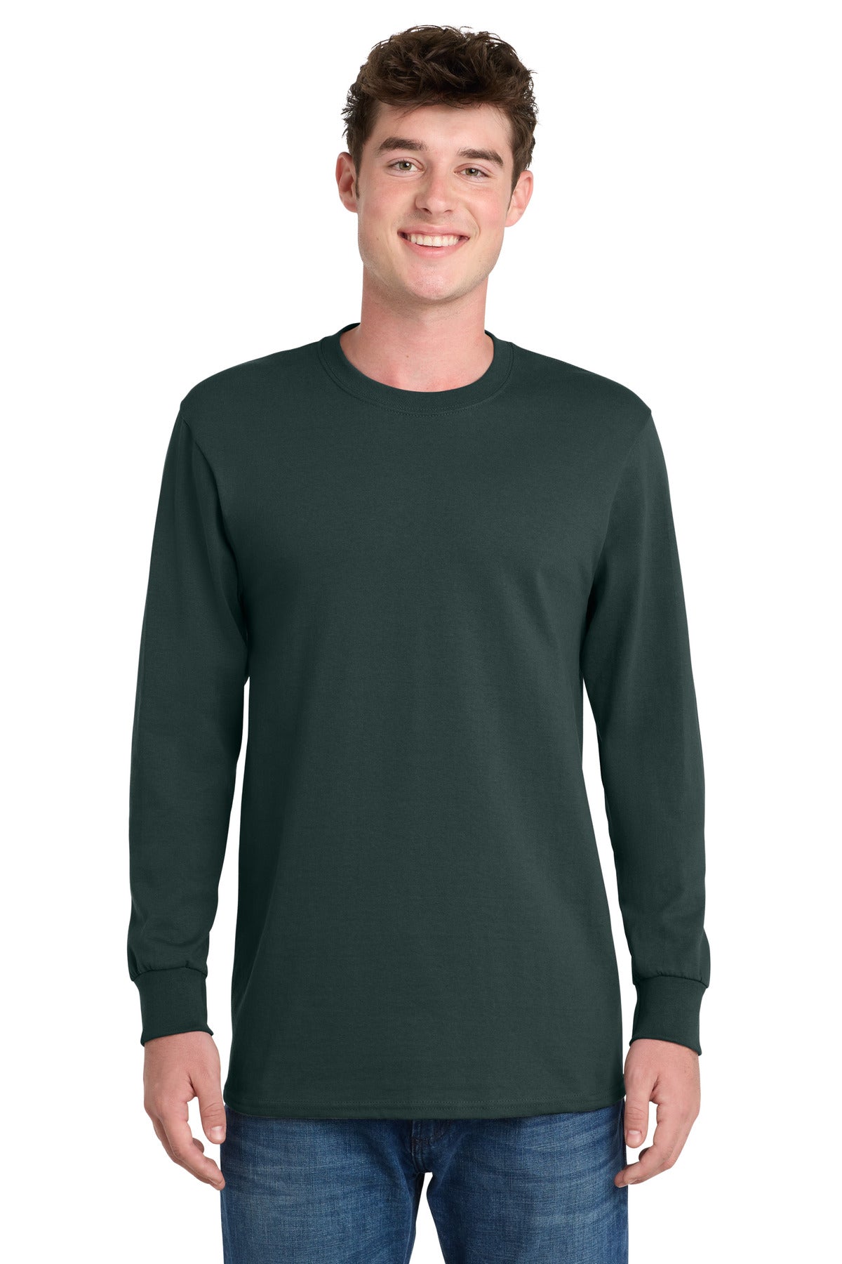 Port & Co Tall Long Sleeve Essential Tee. PC61LST