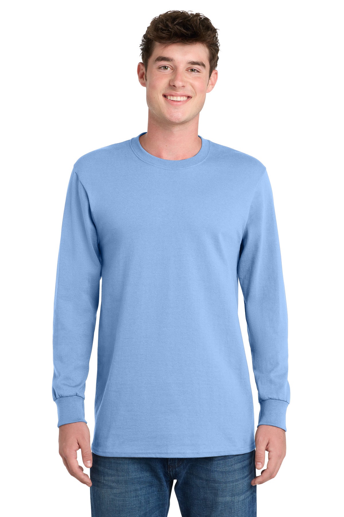 Port & Co Tall Long Sleeve Essential Tee. PC61LST