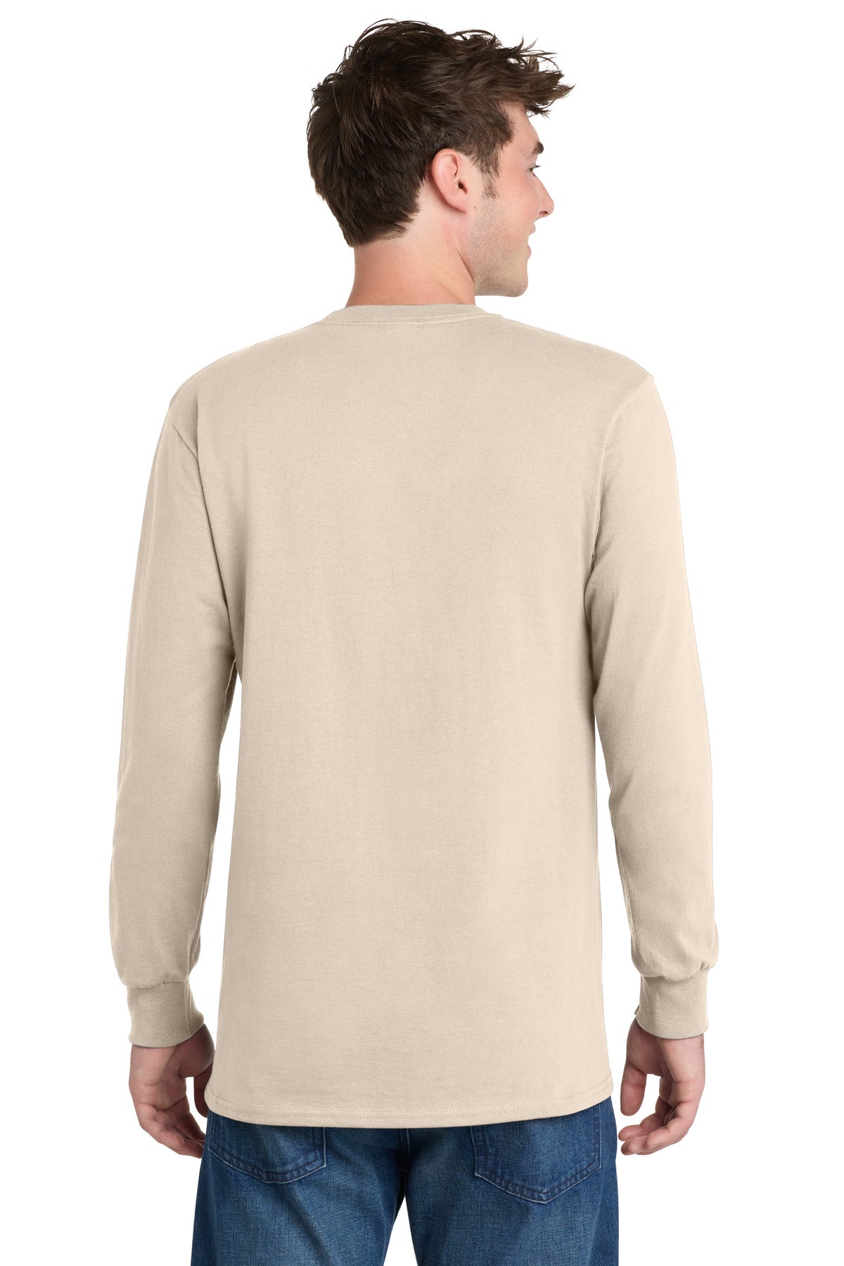 Port & Co Tall Long Sleeve Essential Tee. PC61LST
