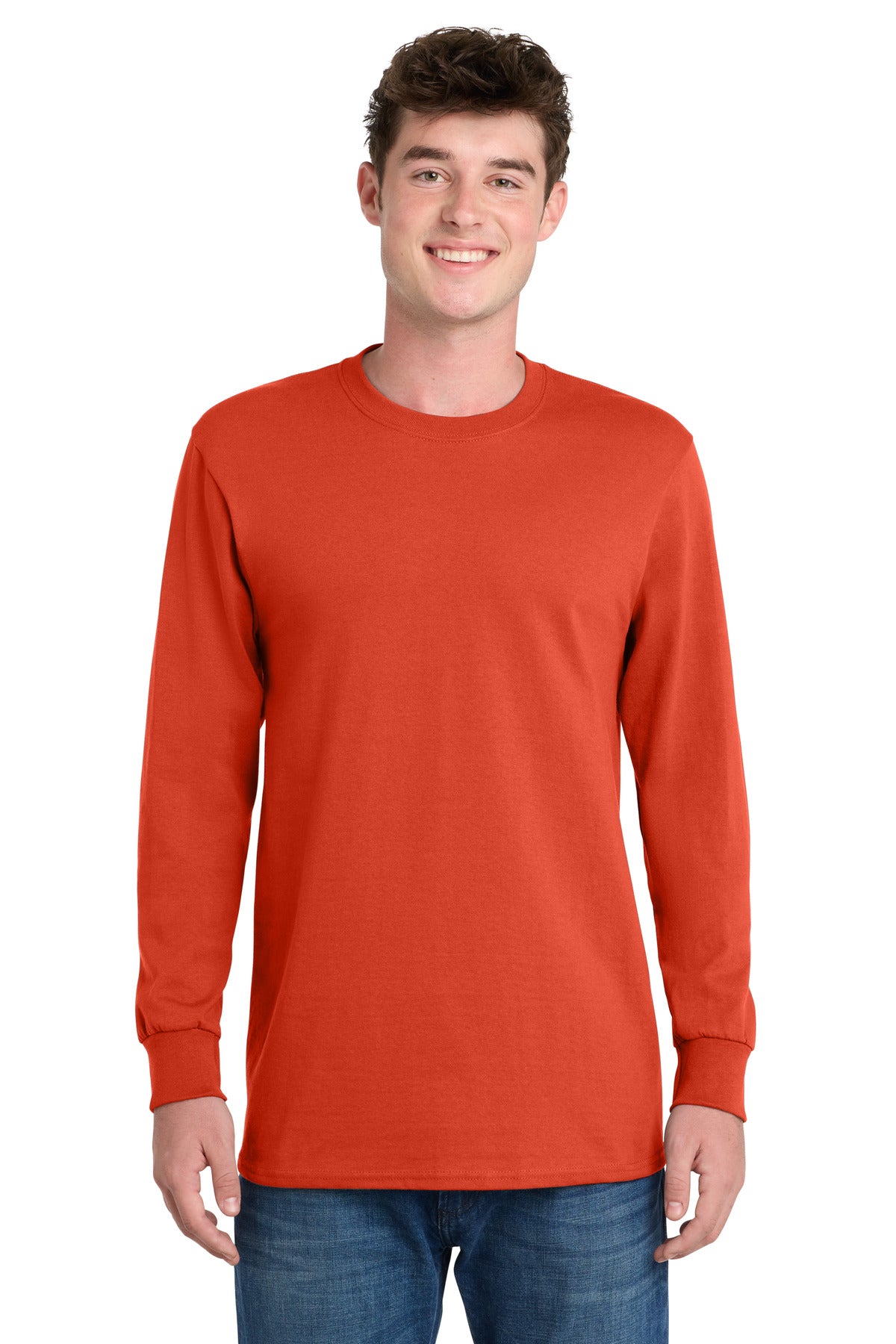 Port & Co Tall Long Sleeve Essential Tee. PC61LST