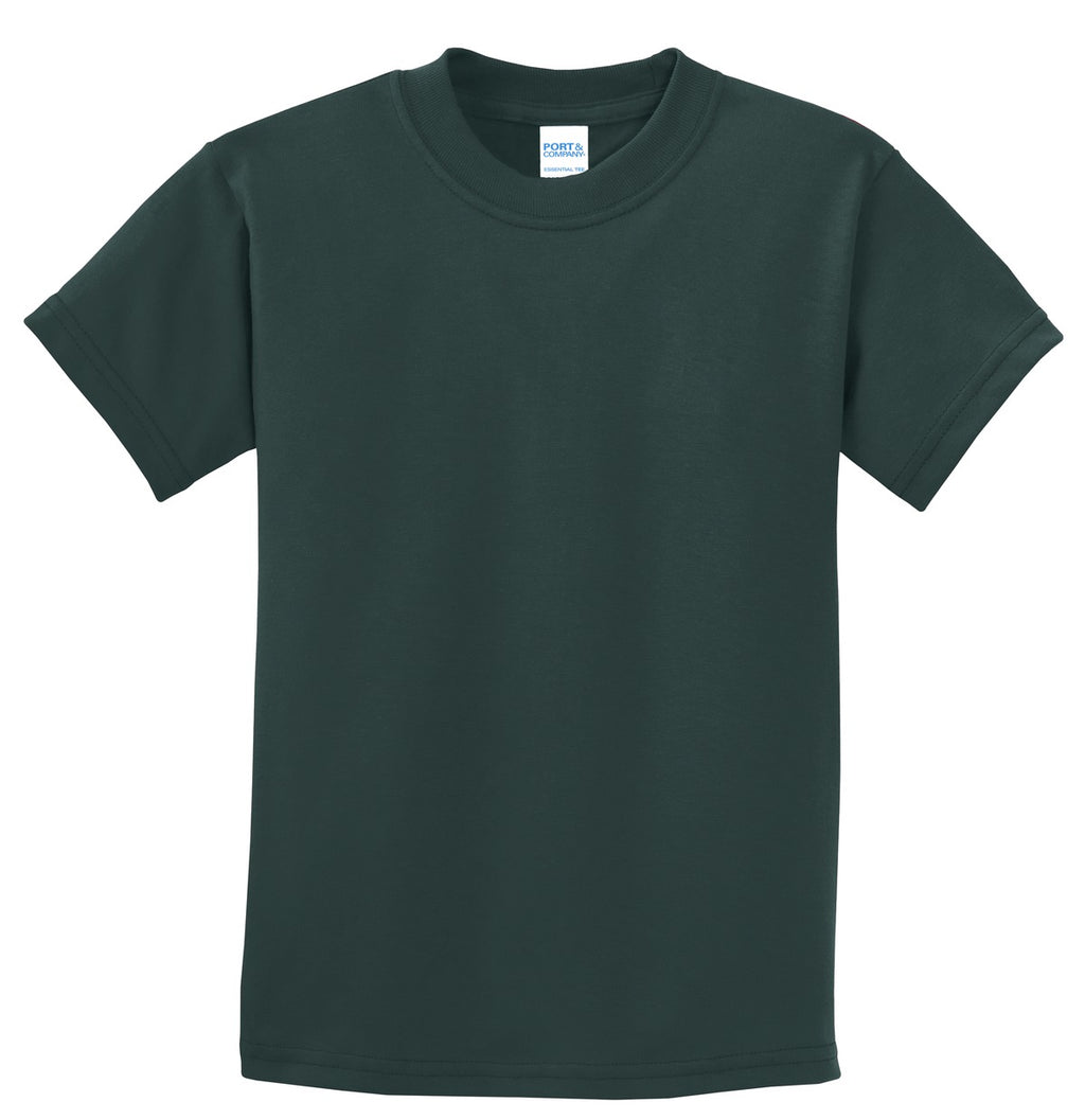 Port & Co Youth Essential Tee. PC61Y