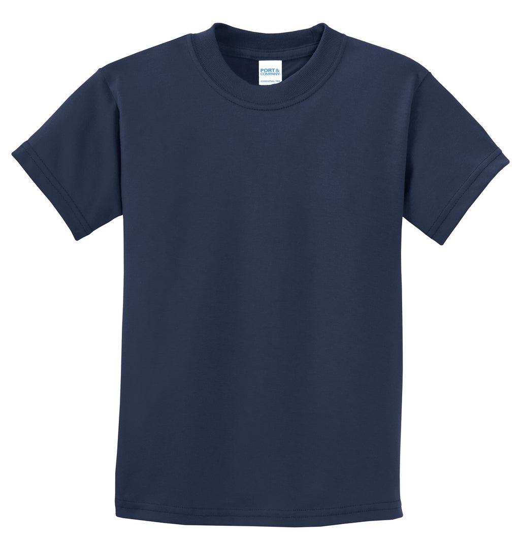 Port & Co Youth Essential Tee. PC61Y
