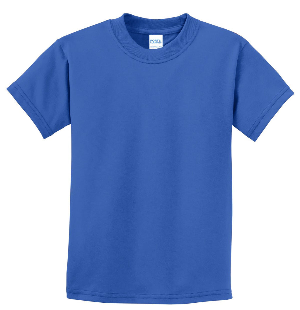 Port & Co Youth Essential Tee. PC61Y
