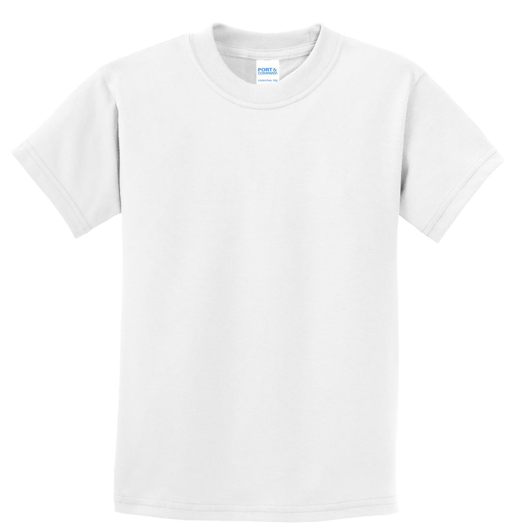 Port & Co Youth Essential Tee. PC61Y