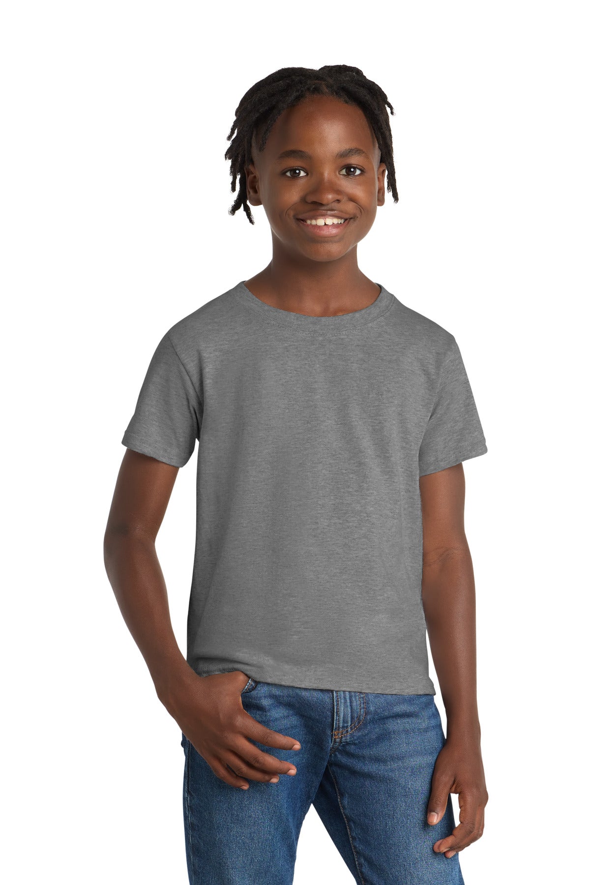 Port & Co Youth Essential Tee. PC61Y