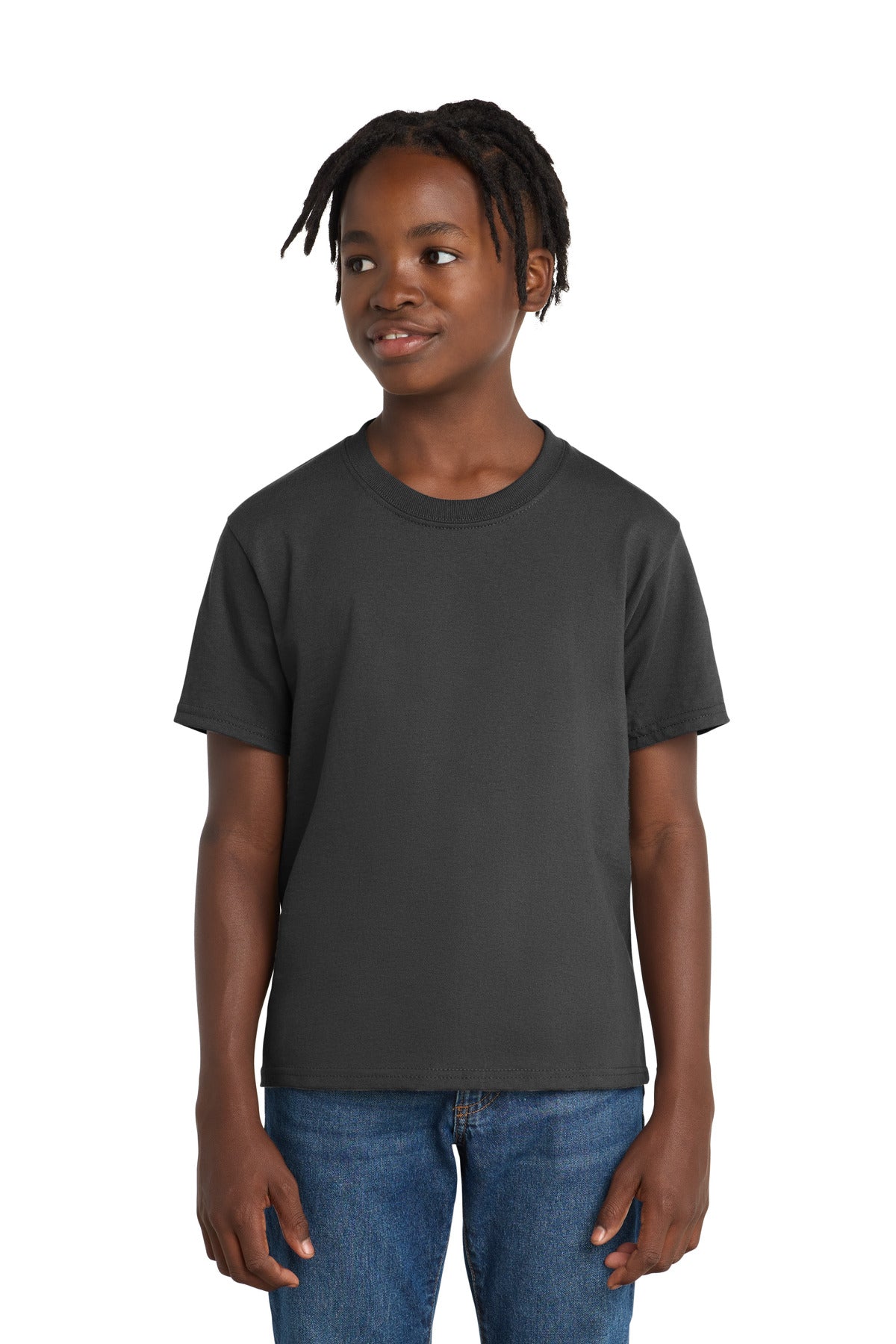 Port & Co Youth Essential Tee. PC61Y