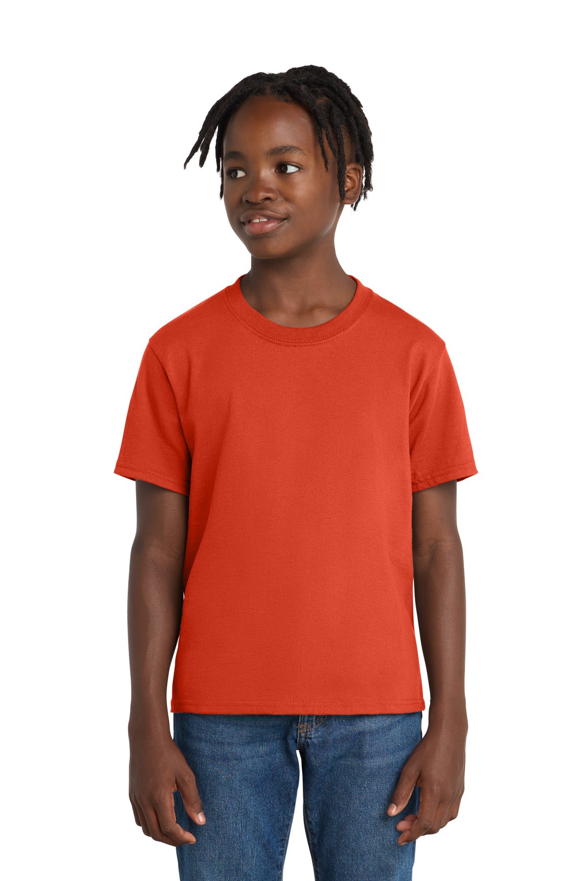 Port & Co Youth Essential Tee. PC61Y