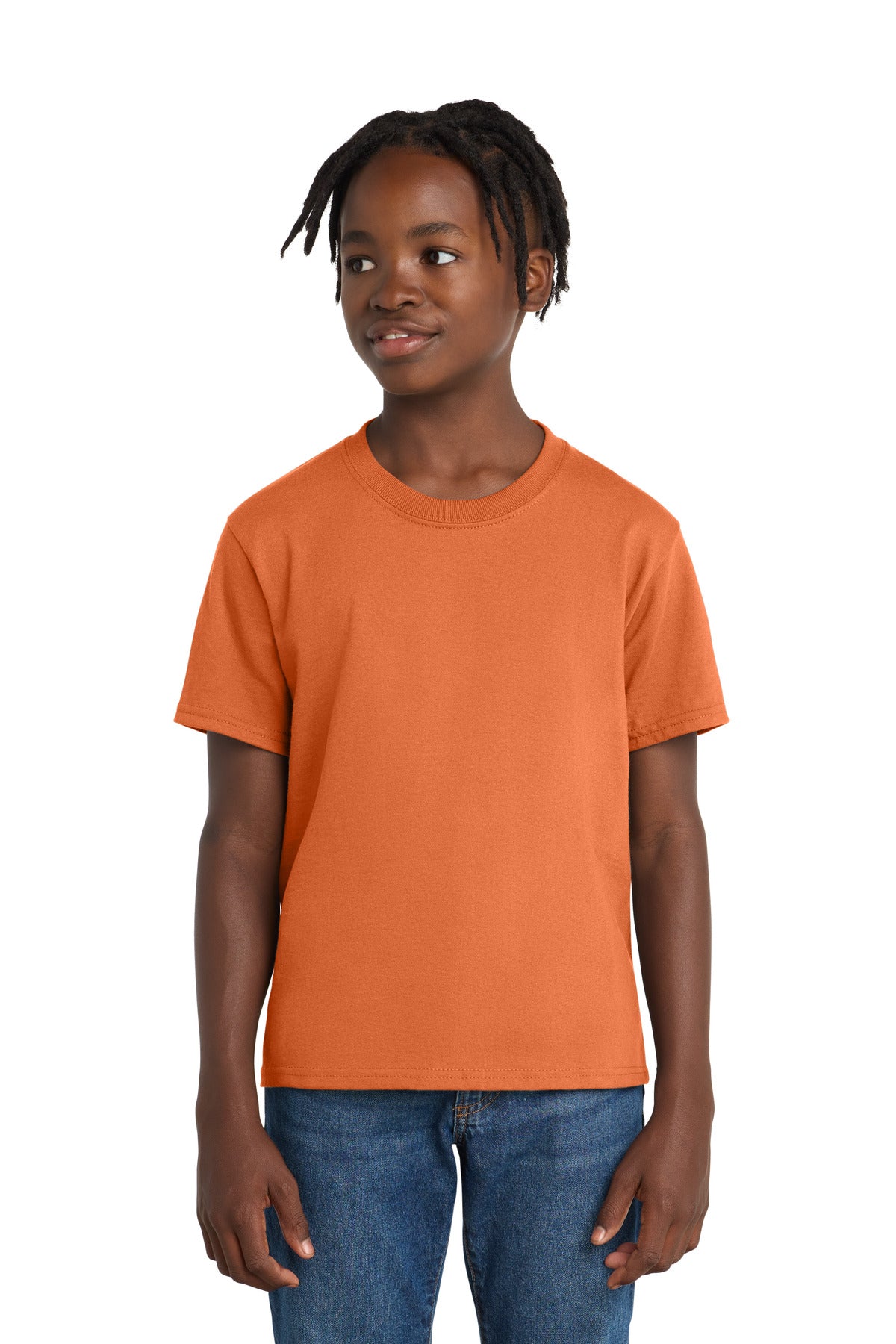 Port & Co Youth Essential Tee. PC61Y