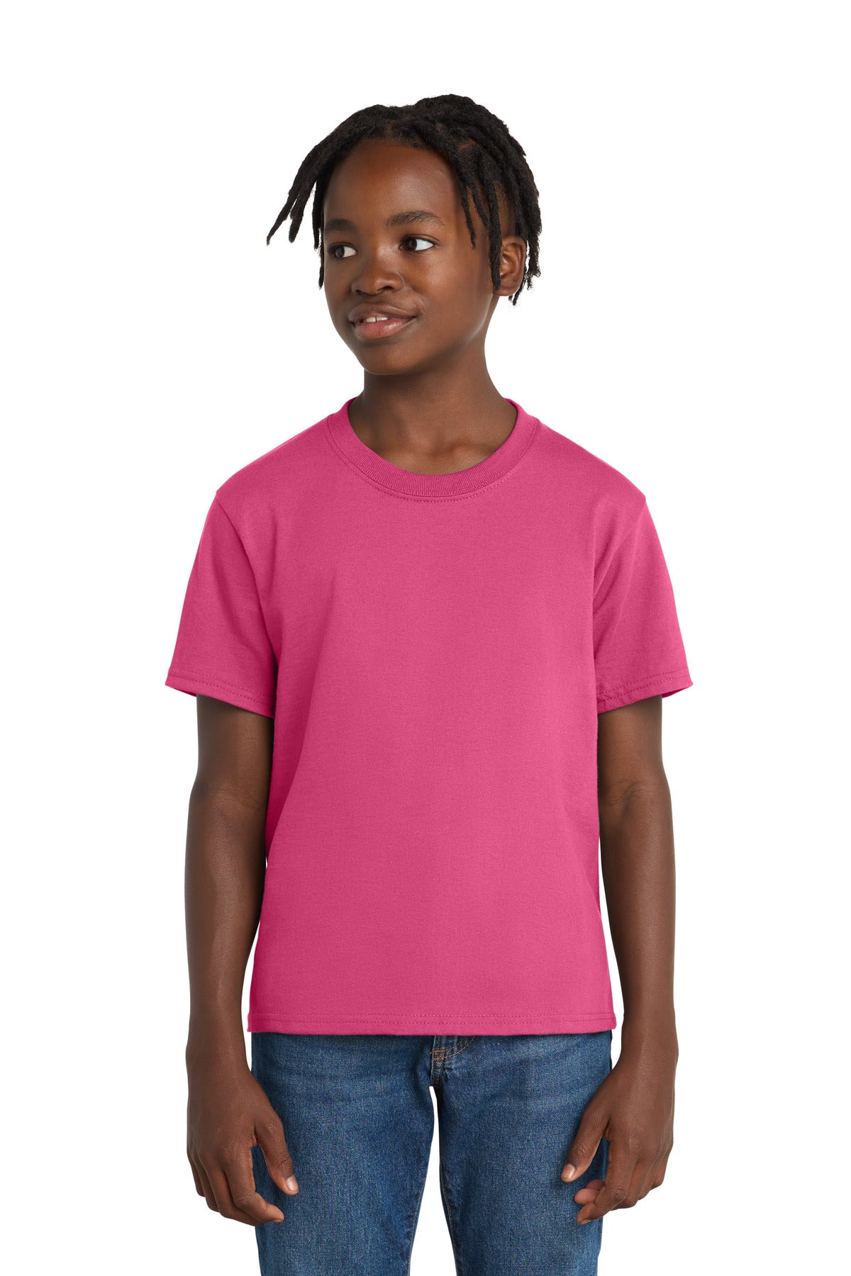 Port & Co Youth Essential Tee. PC61Y