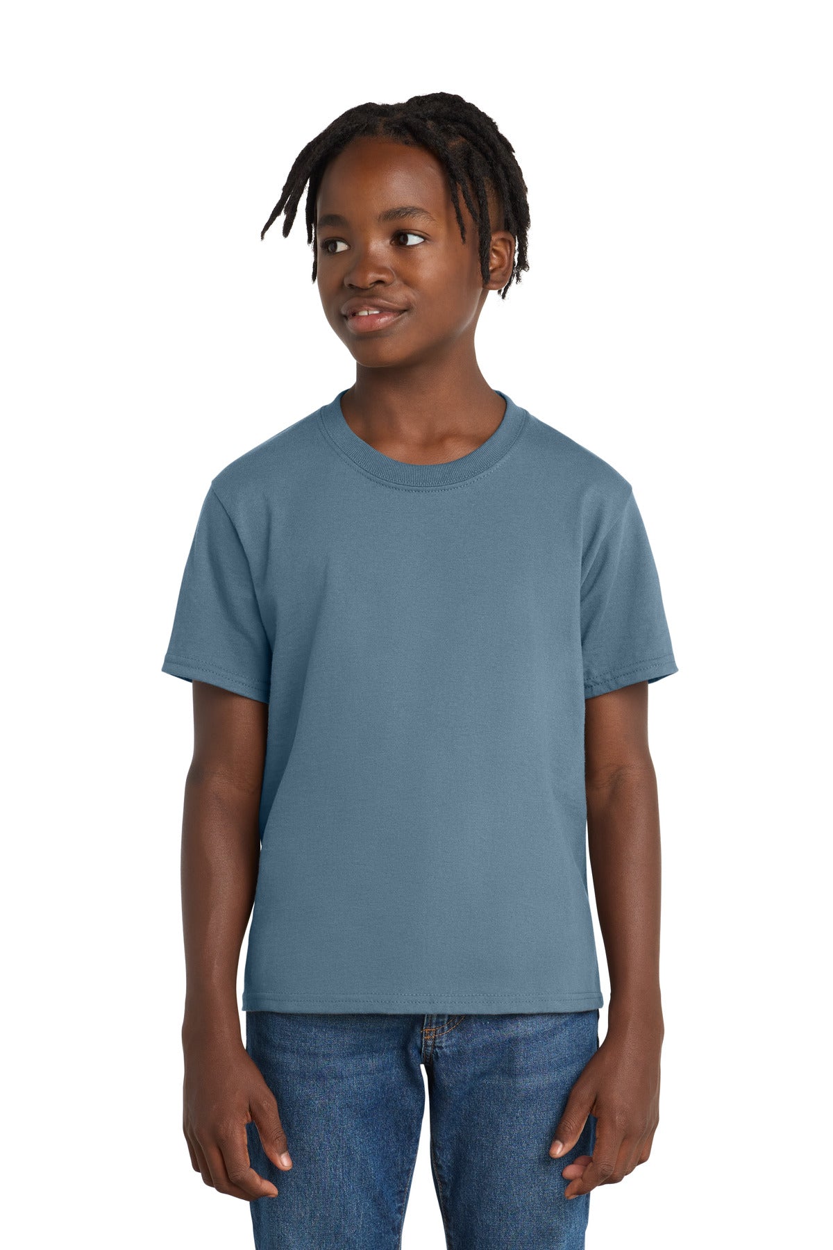 Port & Co Youth Essential Tee. PC61Y