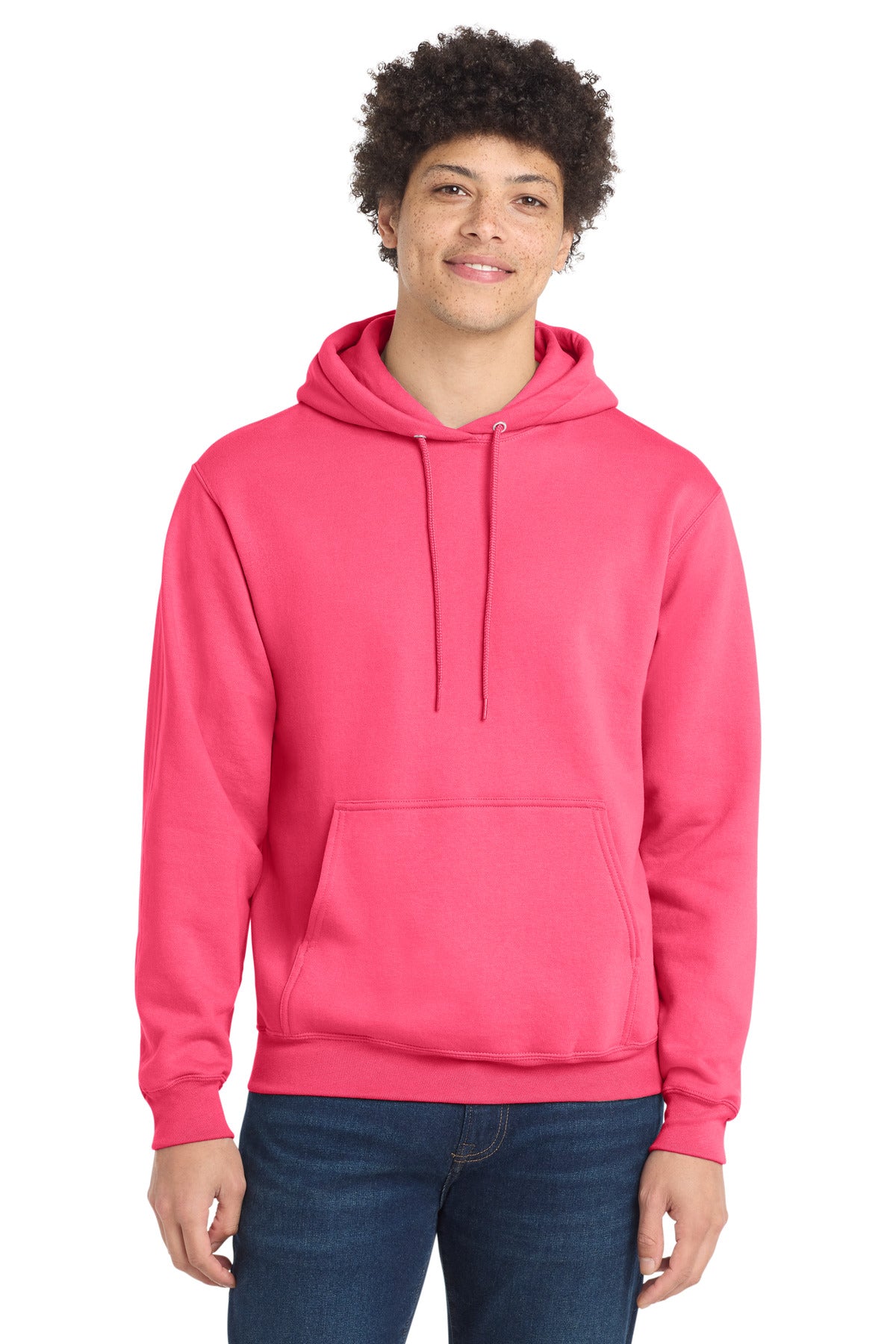 Port & Co Core Fleece Pullover Hooded Sweatshirt. PC78H
