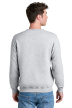 Port & Co Core Fleece Crewneck Pocket Sweatshirt PC78PKT