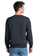 Port & Co Core Fleece Crewneck Pocket Sweatshirt PC78PKT