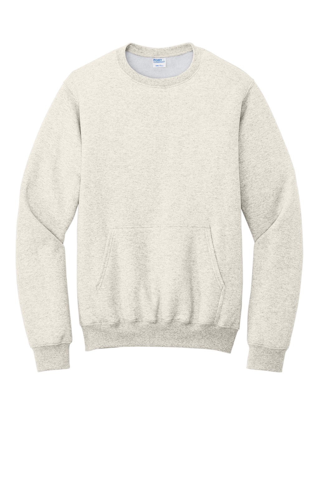 Port & Co Core Fleece Crewneck Pocket Sweatshirt PC78PKT
