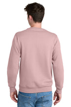 Port & Co Core Fleece Crewneck Pocket Sweatshirt PC78PKT