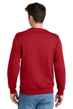 Port & Co Core Fleece Crewneck Pocket Sweatshirt PC78PKT
