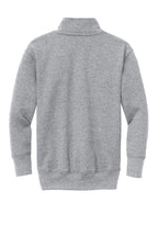 Port & Co Youth Core Fleece 1/4-Zip Pullover Sweatshirt PC78YQ