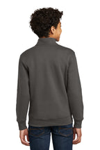 Port & Co Youth Core Fleece 1/4-Zip Pullover Sweatshirt PC78YQ