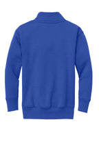 Port & Co Youth Core Fleece 1/4-Zip Pullover Sweatshirt PC78YQ