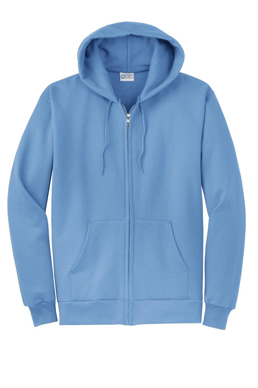 Port & Co Core Fleece Full-Zip Hooded Sweatshirt. PC78ZH