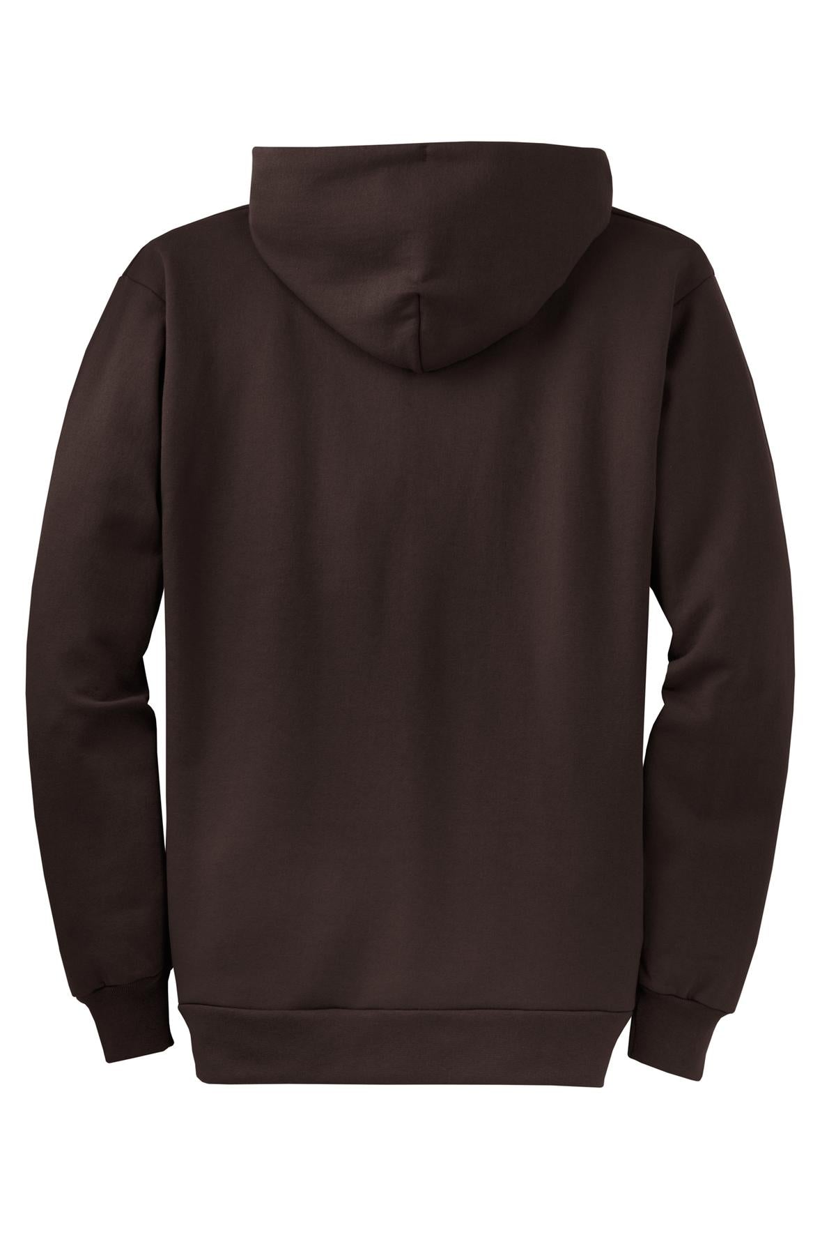 Port & Co Core Fleece Full-Zip Hooded Sweatshirt. PC78ZH