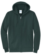 Port & Co Core Fleece Full-Zip Hooded Sweatshirt. PC78ZH