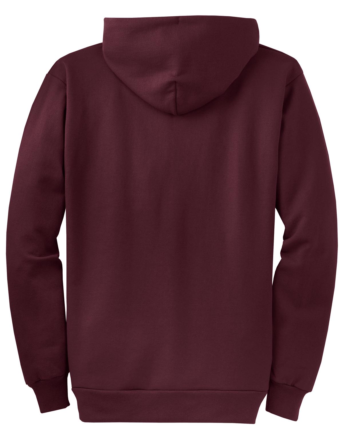 Port & Co Core Fleece Full-Zip Hooded Sweatshirt. PC78ZH