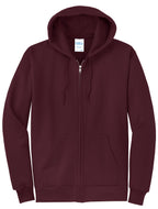 Port & Co Core Fleece Full-Zip Hooded Sweatshirt. PC78ZH