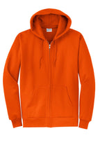 Port & Co Core Fleece Full-Zip Hooded Sweatshirt. PC78ZH