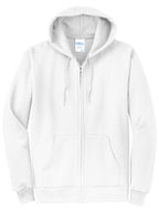 Port & Co Core Fleece Full-Zip Hooded Sweatshirt. PC78ZH