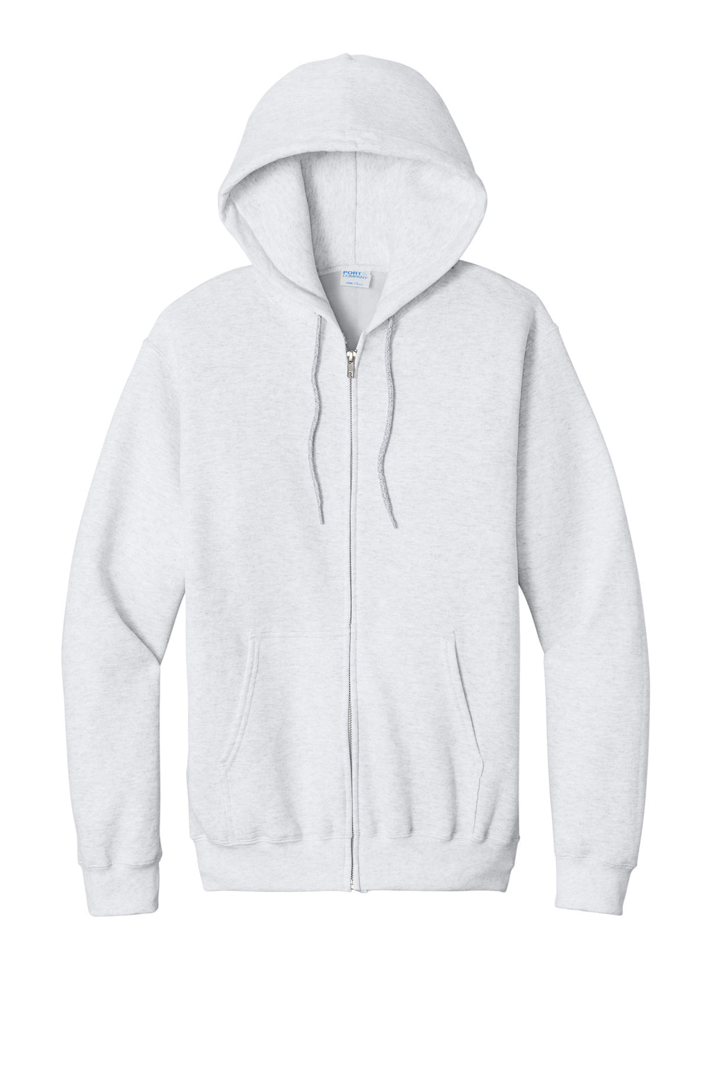 Port & Co Core Fleece Full-Zip Hooded Sweatshirt. PC78ZH