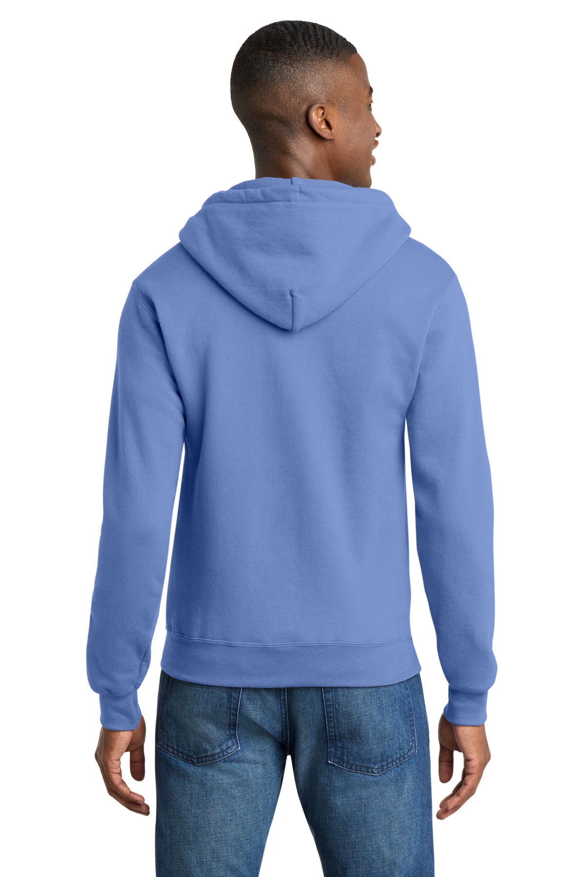 Port & Co Core Fleece Full-Zip Hooded Sweatshirt. PC78ZH