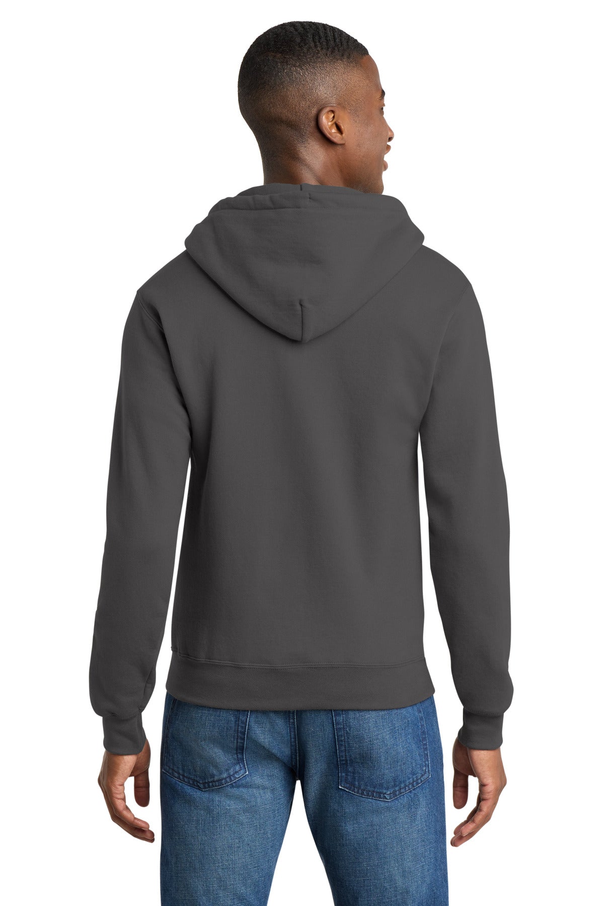 Port & Co Core Fleece Full-Zip Hooded Sweatshirt. PC78ZH