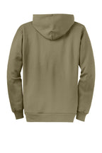Port & Co Core Fleece Full-Zip Hooded Sweatshirt. PC78ZH
