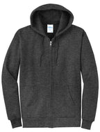 Port & Co Core Fleece Full-Zip Hooded Sweatshirt. PC78ZH