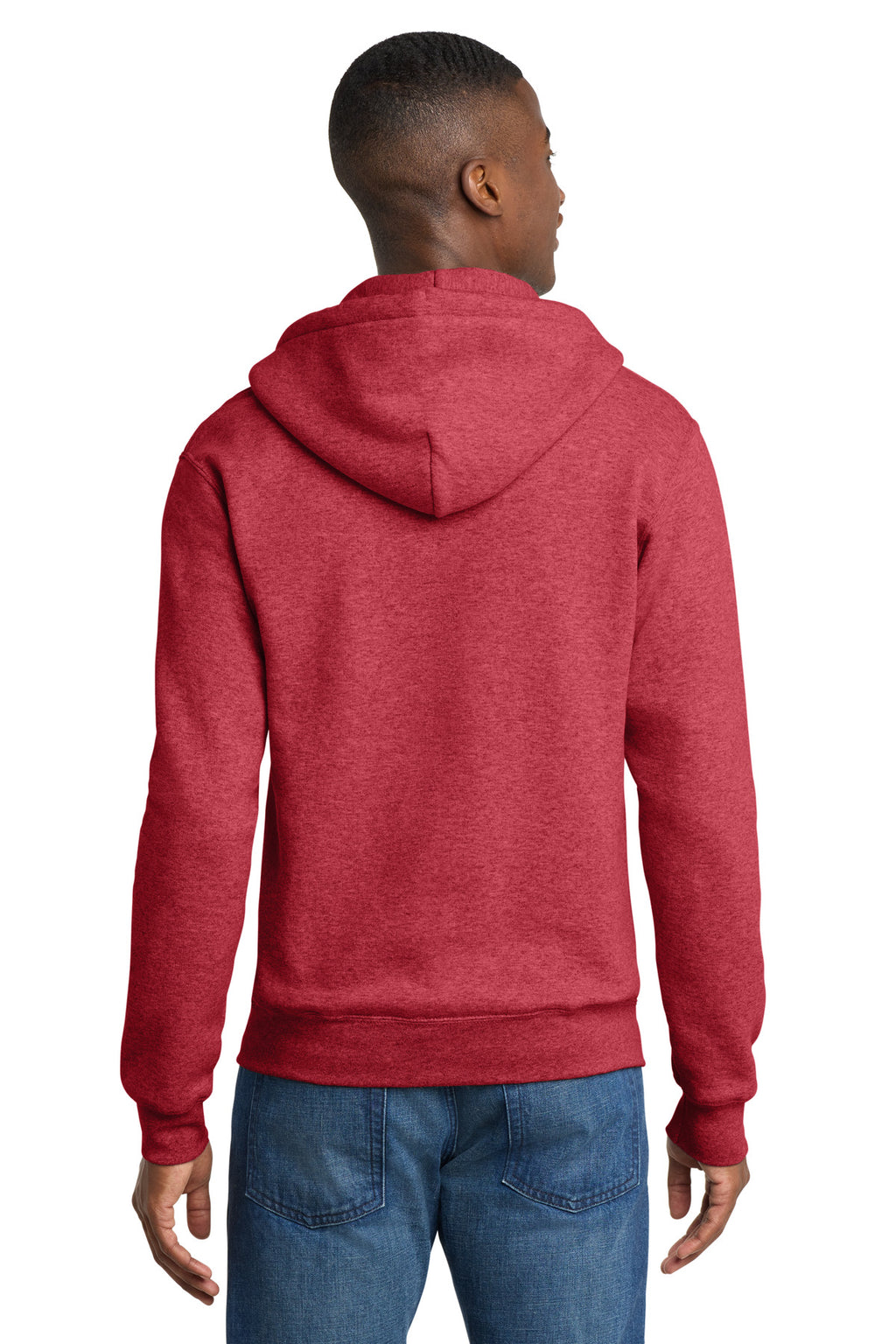 Port & Co Core Fleece Full-Zip Hooded Sweatshirt. PC78ZH