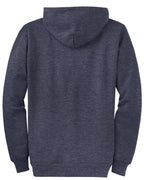 Port & Co Core Fleece Full-Zip Hooded Sweatshirt. PC78ZH
