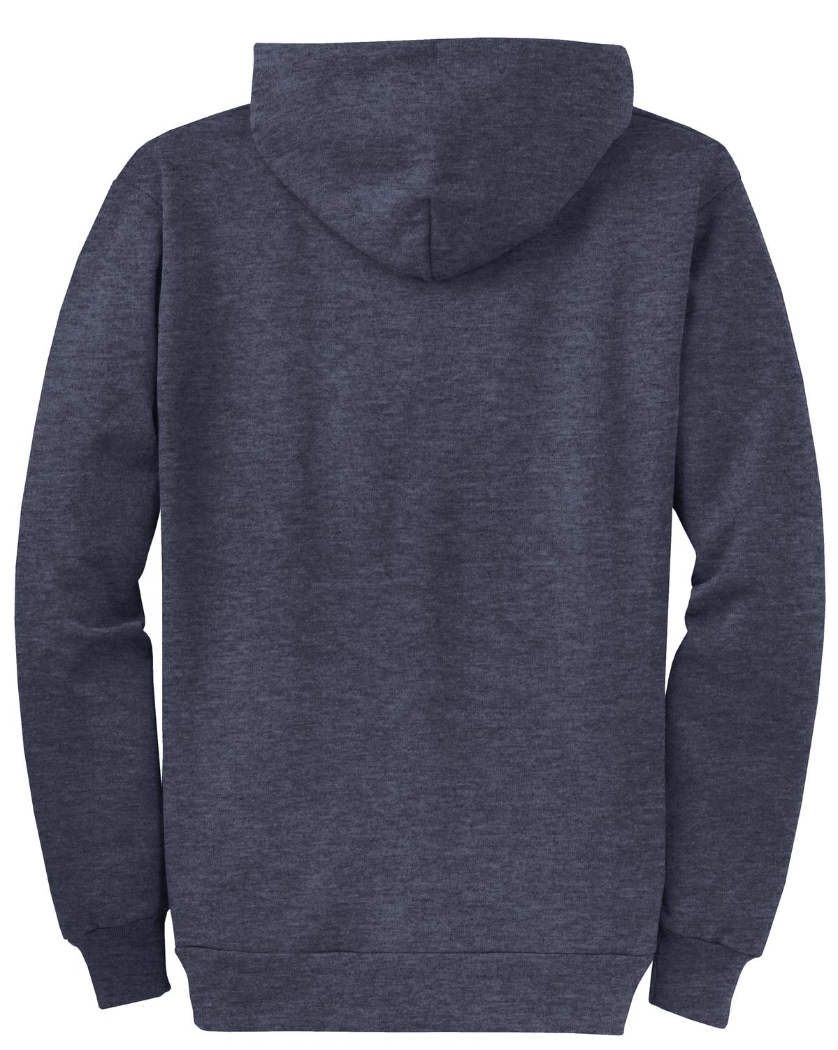 Port & Co Core Fleece Full-Zip Hooded Sweatshirt. PC78ZH