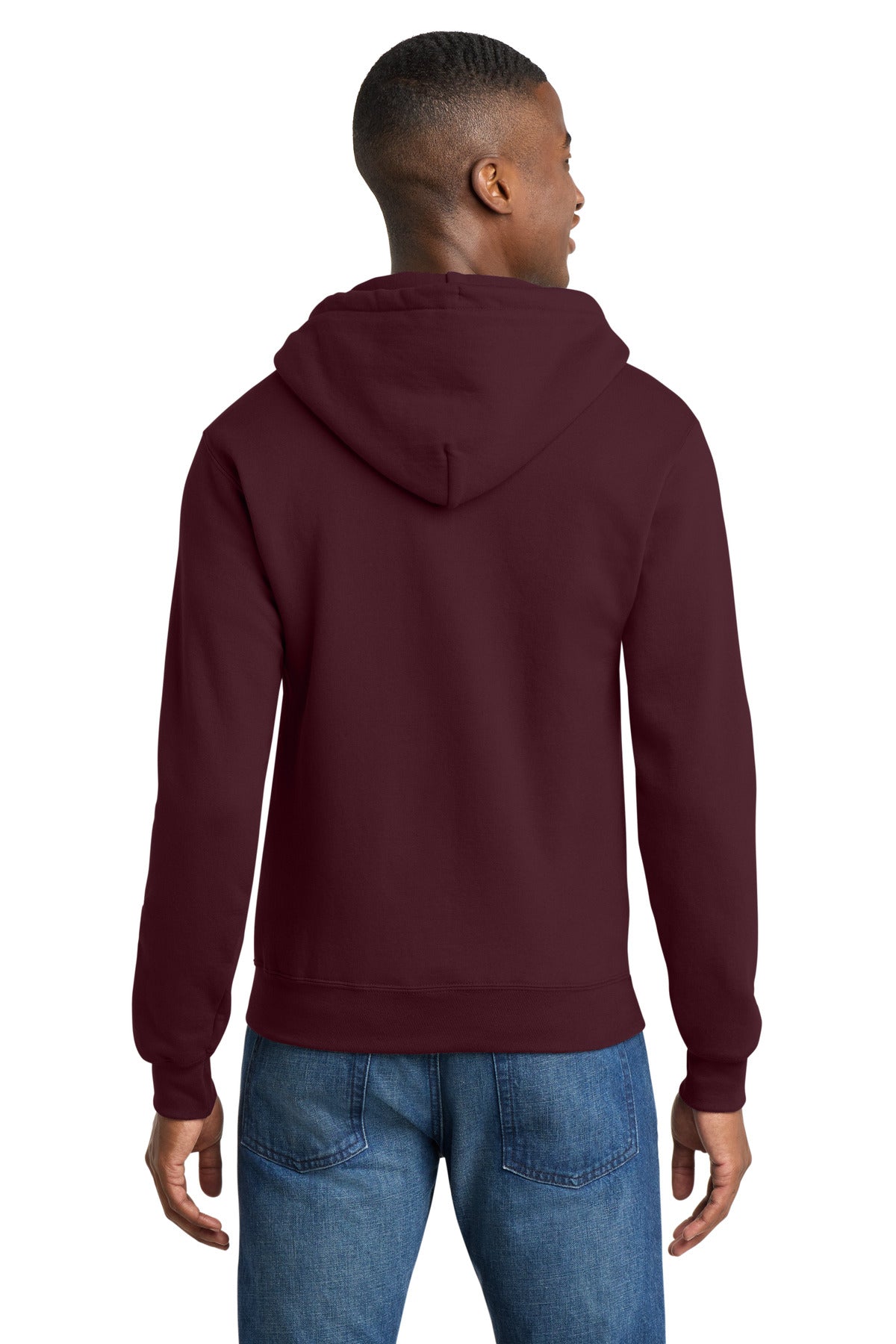 Port & Co Core Fleece Full-Zip Hooded Sweatshirt. PC78ZH