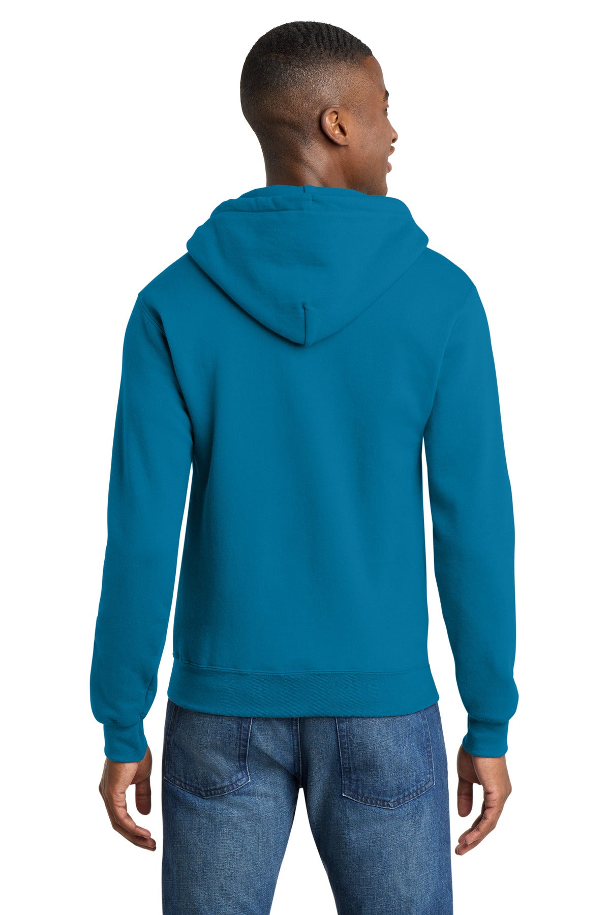 Port & Co Core Fleece Full-Zip Hooded Sweatshirt. PC78ZH