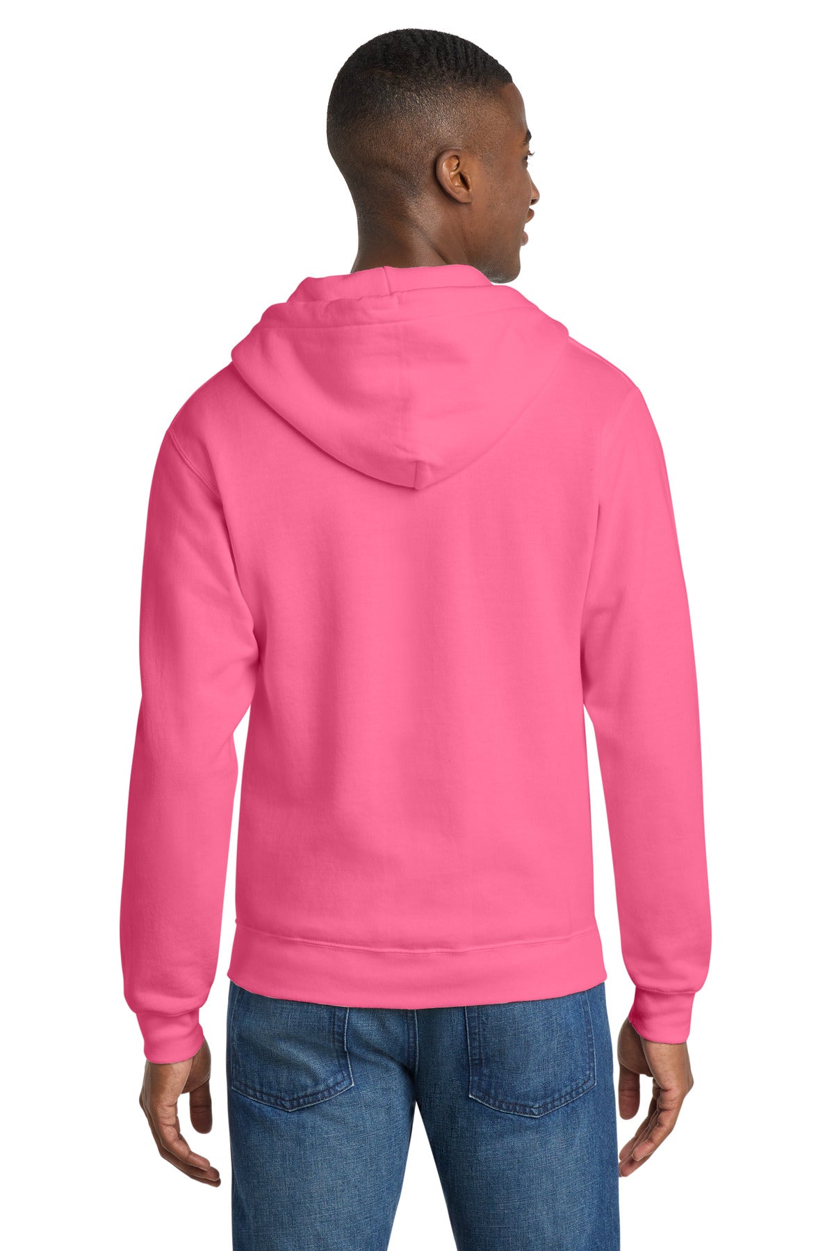 Port & Co Core Fleece Full-Zip Hooded Sweatshirt. PC78ZH