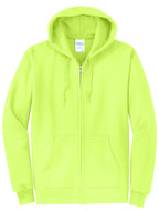 Port & Co Core Fleece Full-Zip Hooded Sweatshirt. PC78ZH