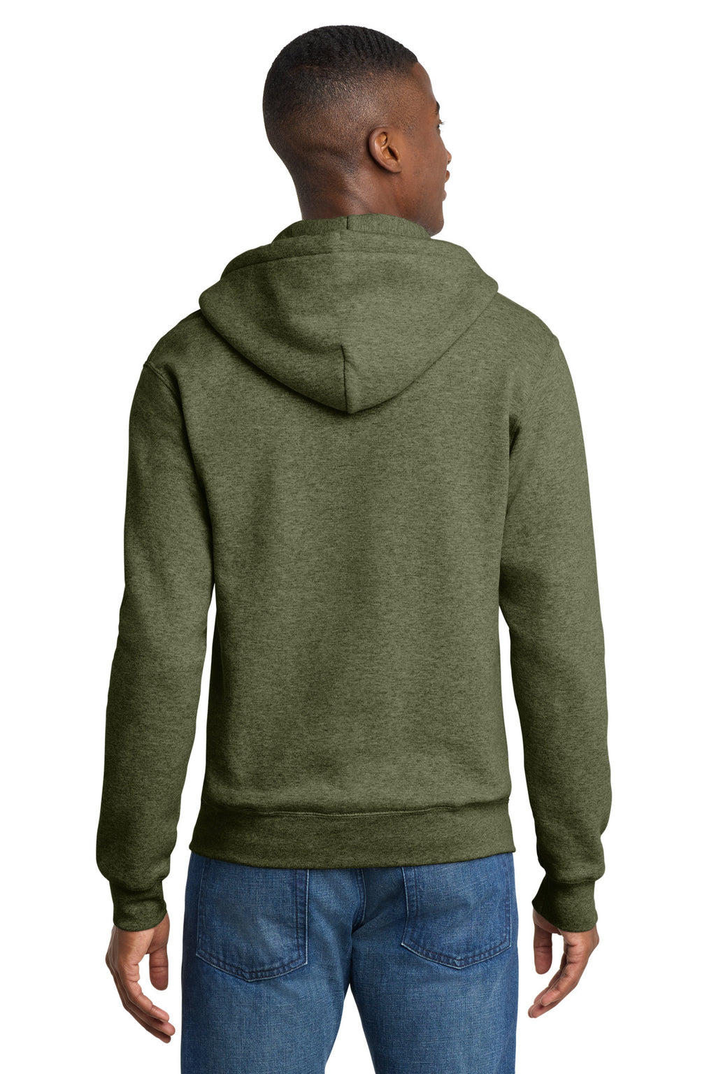 Port & Co Core Fleece Full-Zip Hooded Sweatshirt. PC78ZH