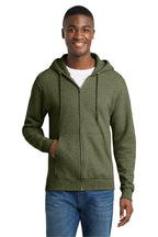 Port & Co Core Fleece Full-Zip Hooded Sweatshirt. PC78ZH