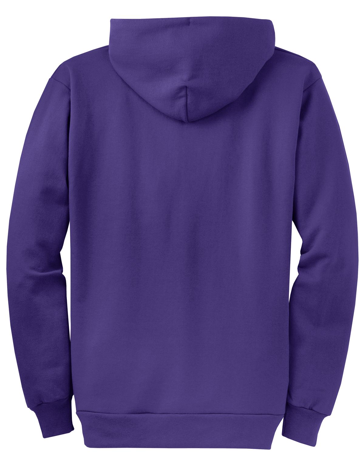 Port & Co Core Fleece Full-Zip Hooded Sweatshirt. PC78ZH