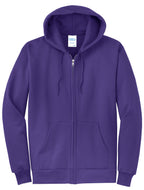 Port & Co Core Fleece Full-Zip Hooded Sweatshirt. PC78ZH