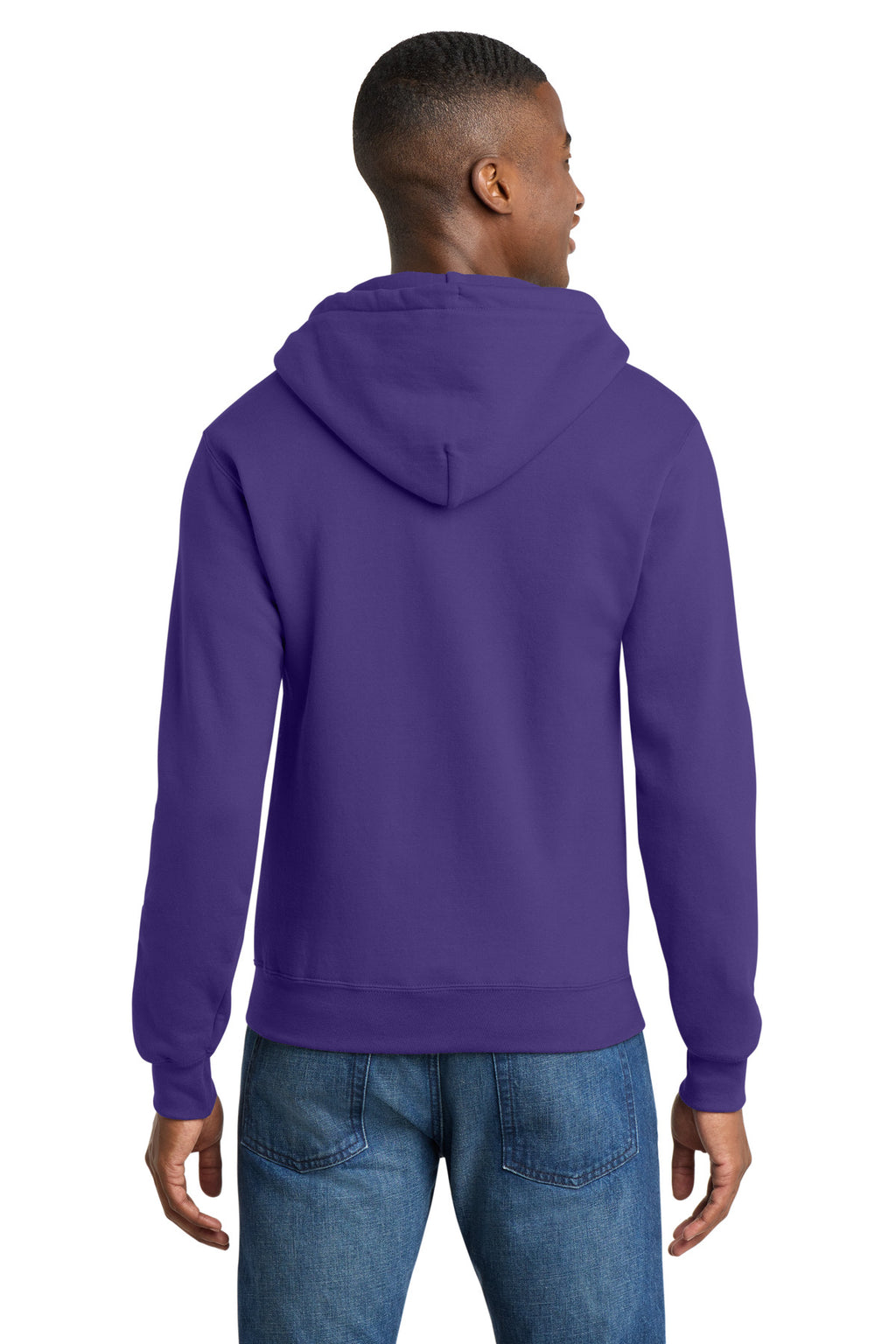 Port & Co Core Fleece Full-Zip Hooded Sweatshirt. PC78ZH